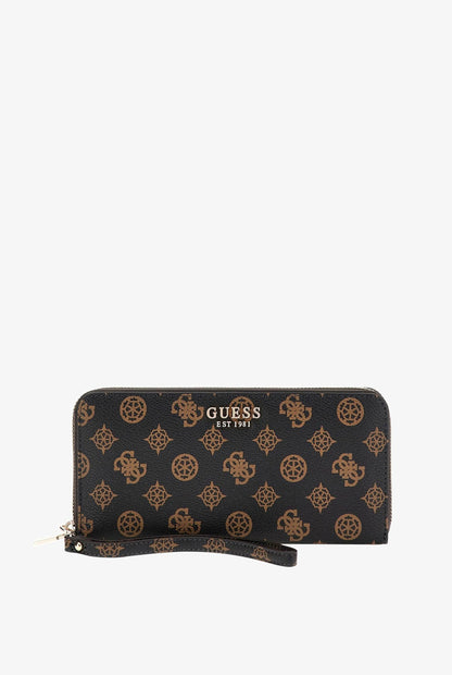 Guess Laurel SLG Mocha Logo Wallet - Large