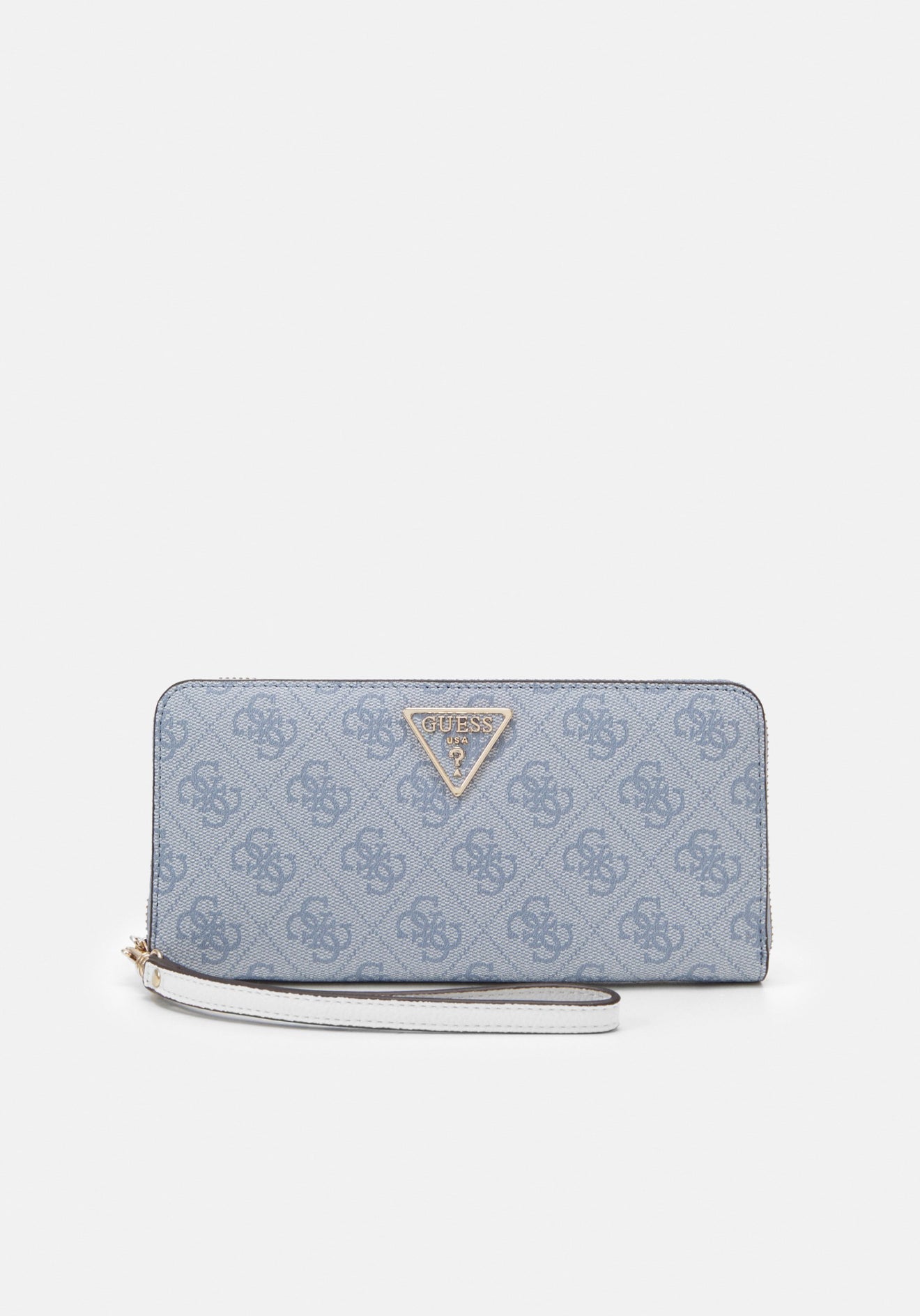 Guess Laurel SLG Light Blue Logo Wallet - Large