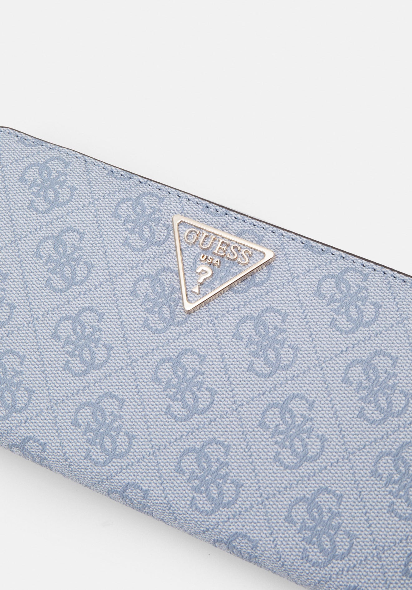 Guess Laurel SLG Light Blue Logo Wallet - Large